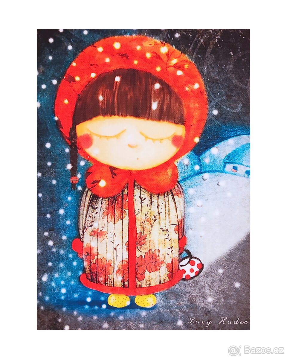 Grafiky v ALU rámu – Dětské motivy (Lucy Hudec) - 6