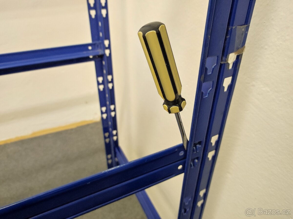 Policový regál 150x60 - výška 250 cm - 270 kg/polici - 6