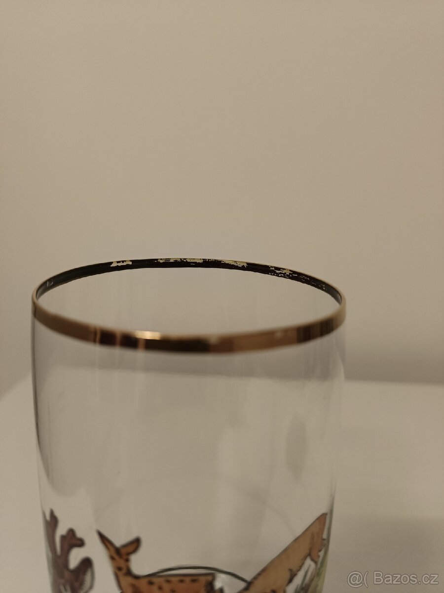 Sklenice lovecký motiv - 6