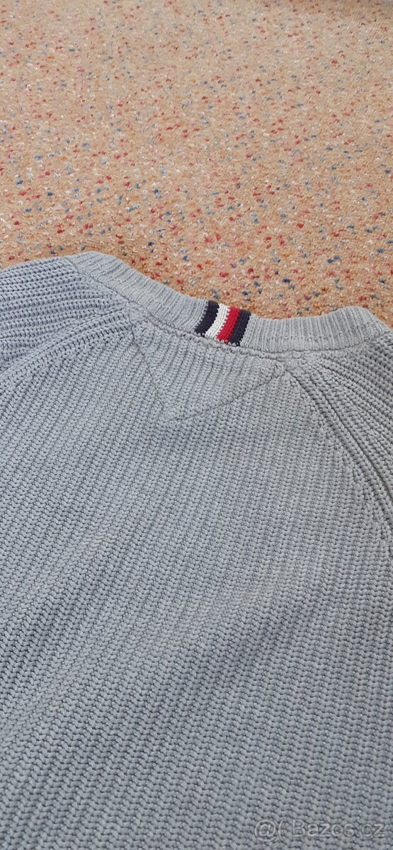 Šedý svetr Tommy Hilfiger vel. S - 6