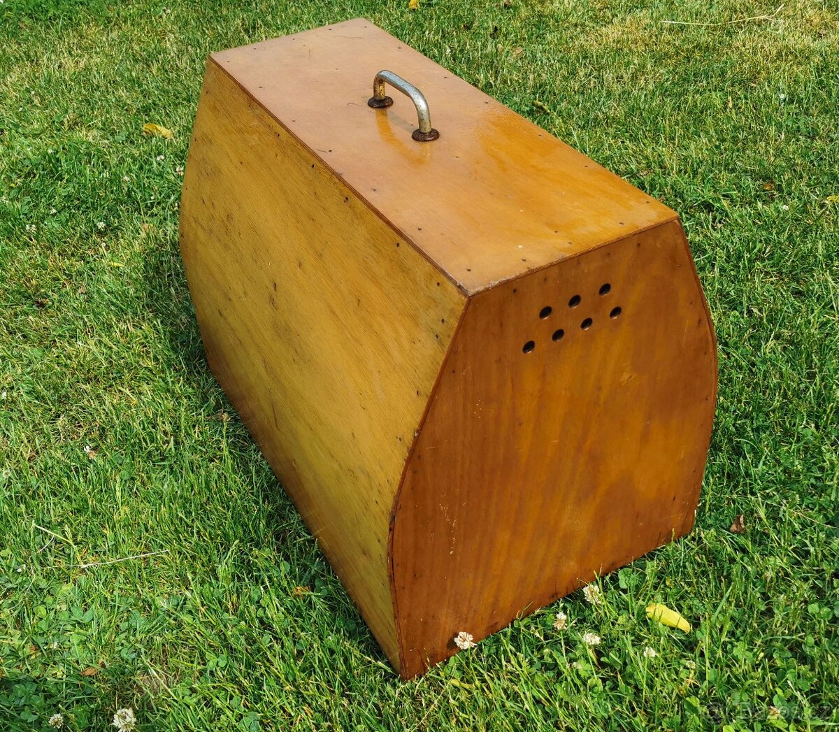 Dřevěná přepravka na psa, kočku - 6