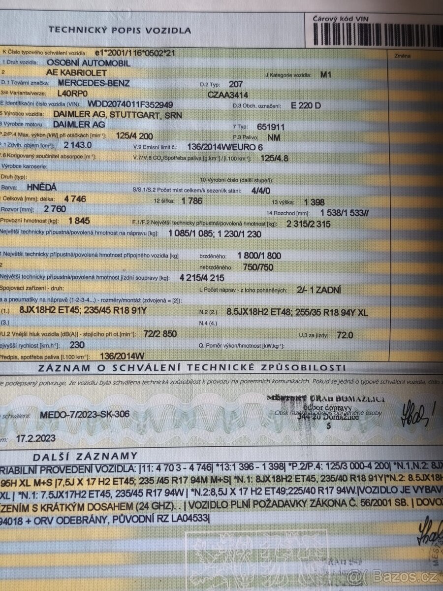 MB W207 220CDI Cabrio - 6