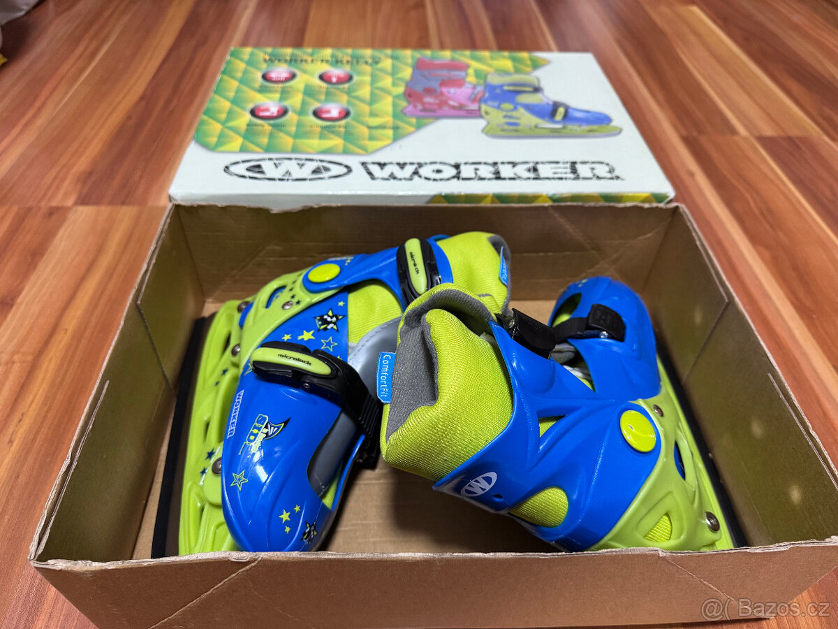 Dětské lední brusle Worker Kelly velikost S(33-36) - 6