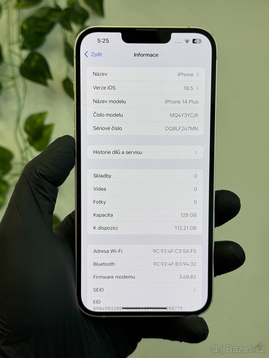iPhone 14 Plus 128GB - 100% baterie - 6