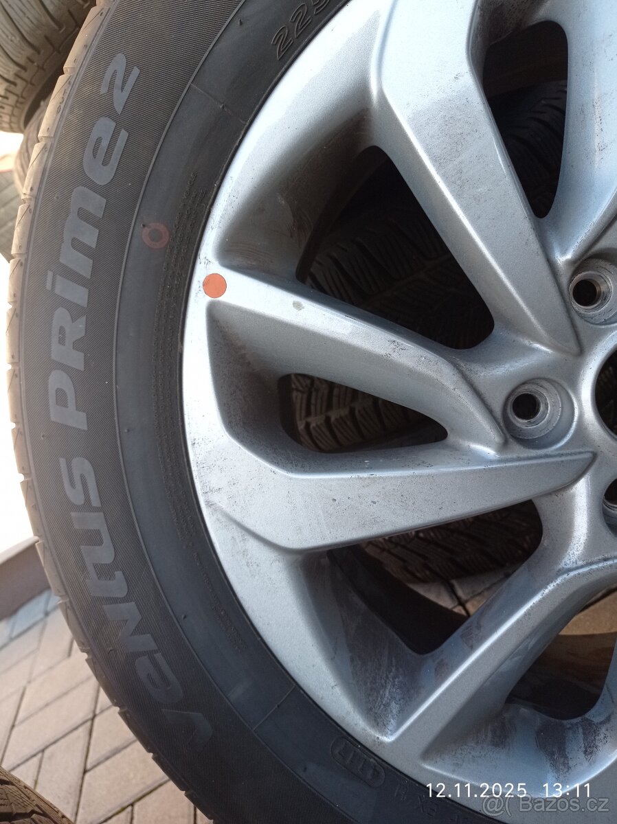 2x kompletní ZIMNI al kola 17" ORIGINAL HYUNDAI TUCSON - 6