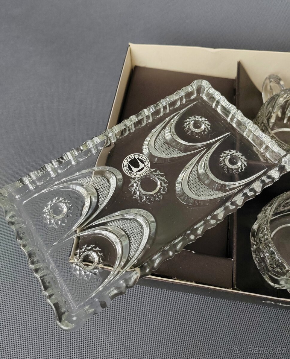 Okouzlující sada broušeného skla Original Walther Glas (1960 - 6
