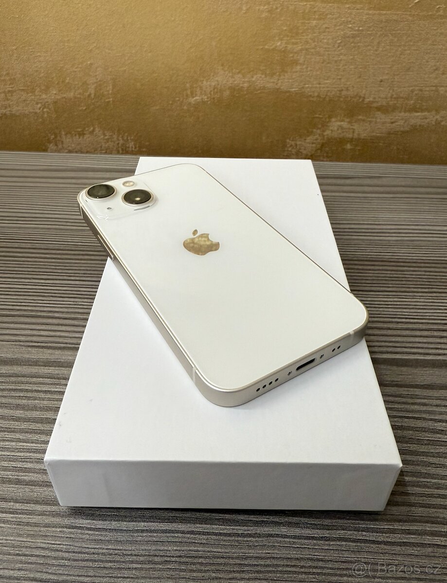 Apple iPhone 13 mini 128GB bílá, baterie 100% - 6