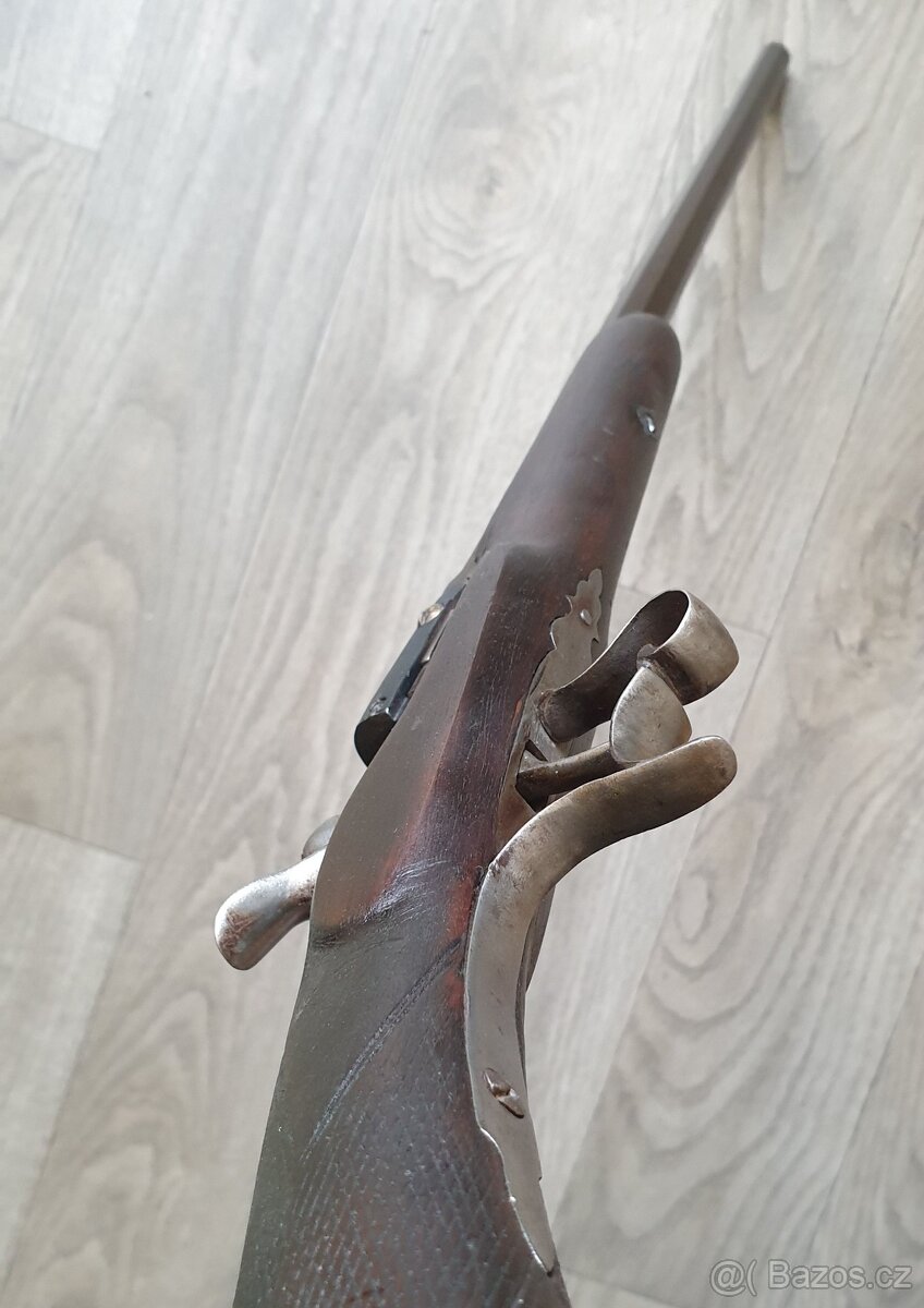 Historická puška Warnant cal.22RF Long 1887 drážkovaná - 6