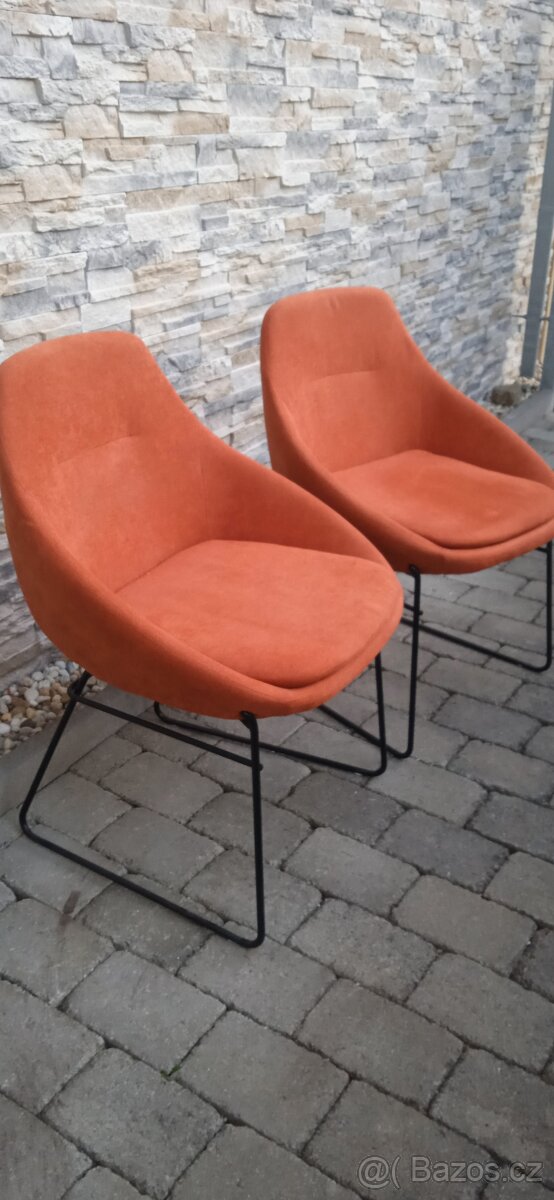 Jídelní křesílka -židle 2ks - 6