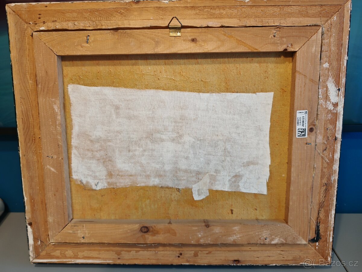 Obraz olej na plátně - Zahrada na pobřeží - 6