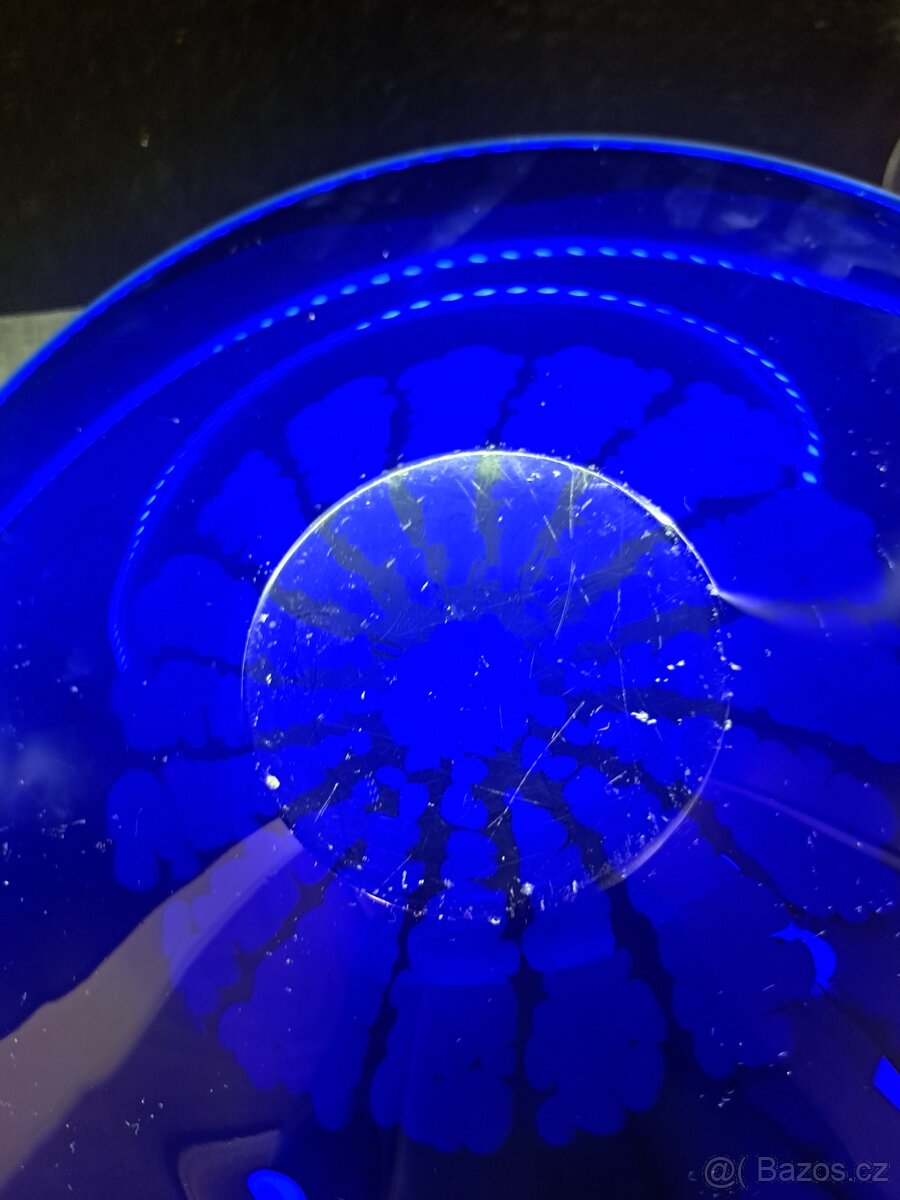 velká mísa Beránek - hutní sklo Škrdlovice - 6