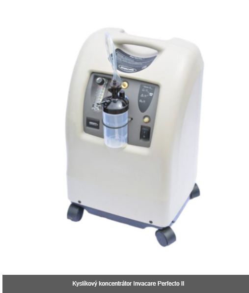Kyslíkový koncentrátor – Invacare Perfecto 2 Oxygenerátor - 6