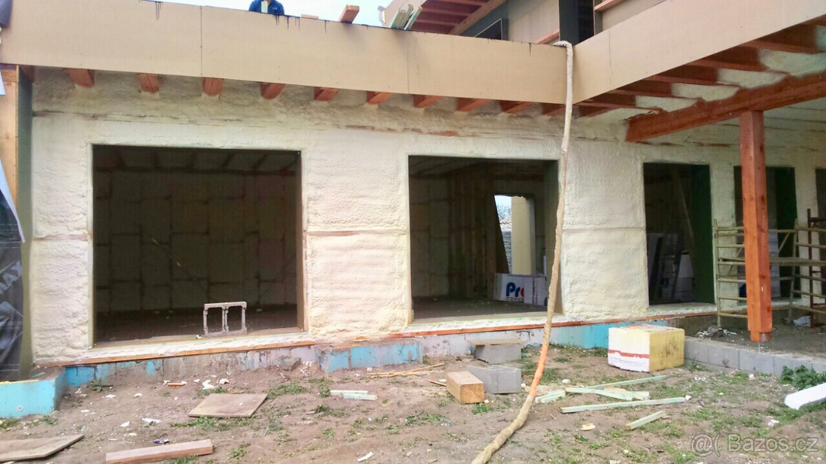 Stříkaná pěna, foukaná minerální nehořlavá izolace, Anhydrit - 6