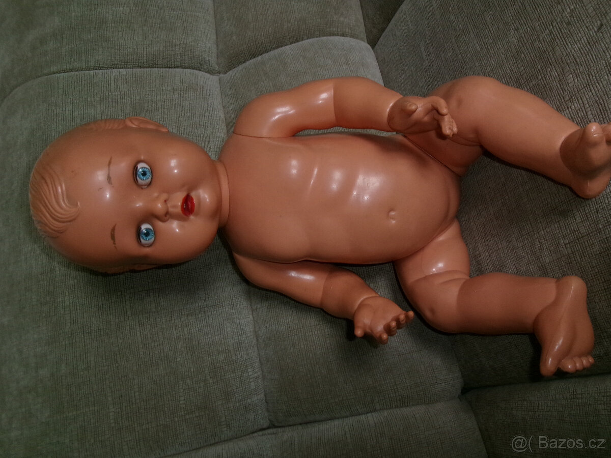 Velká retro panenka zn.KADER 65 cm - 6