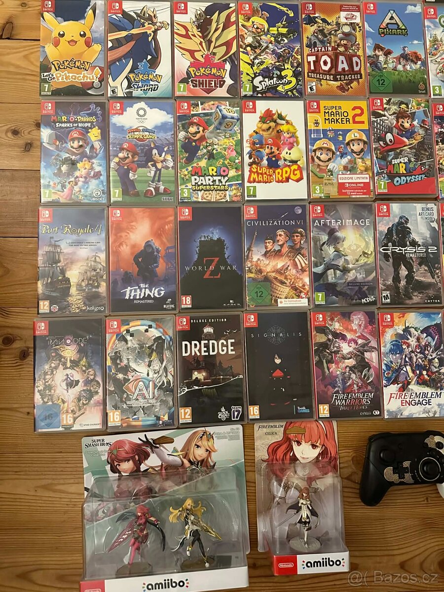 Hry + příslušenství na nintendo switch - 6