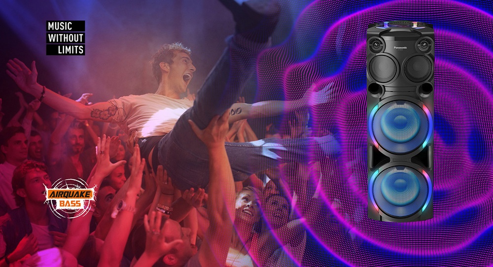 Párty reproduktor Párty box Panasonic 2000W - 6