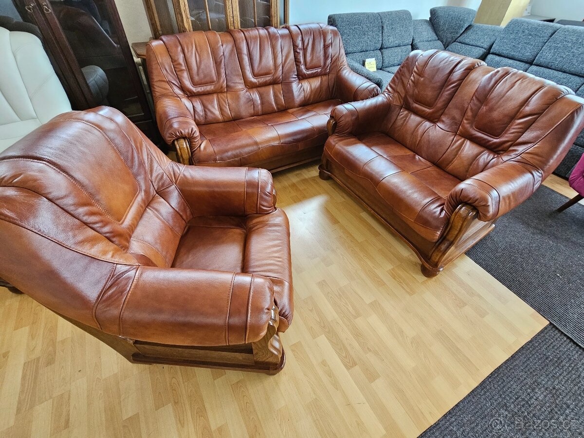 Kožená sedací souprava Romaaa 3+2+1 - 6