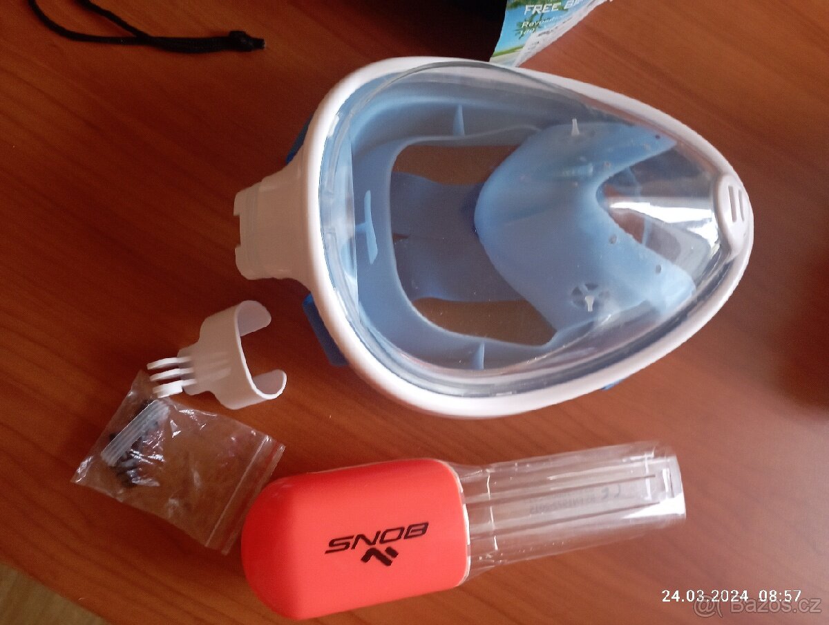 Prodáme šnorchlovací masku v pořádku.Vše je v pořádku . - 6