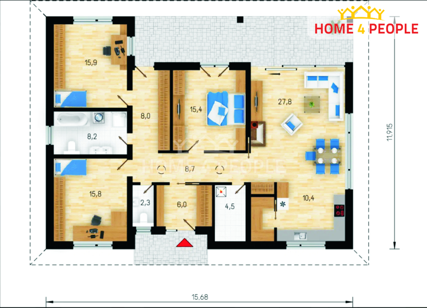 Stavební pozemek 800m2 - 6