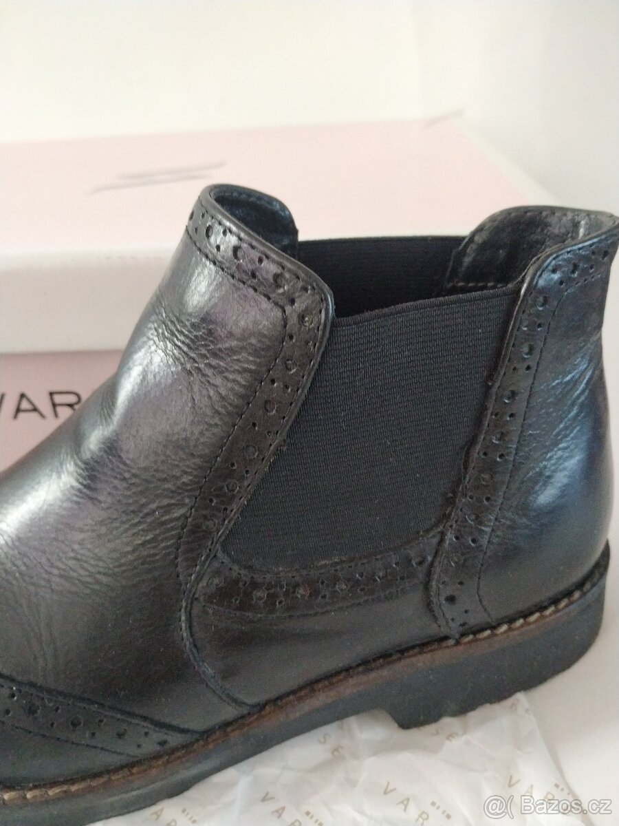 Dámské kožené boty, velikost 39 - 6