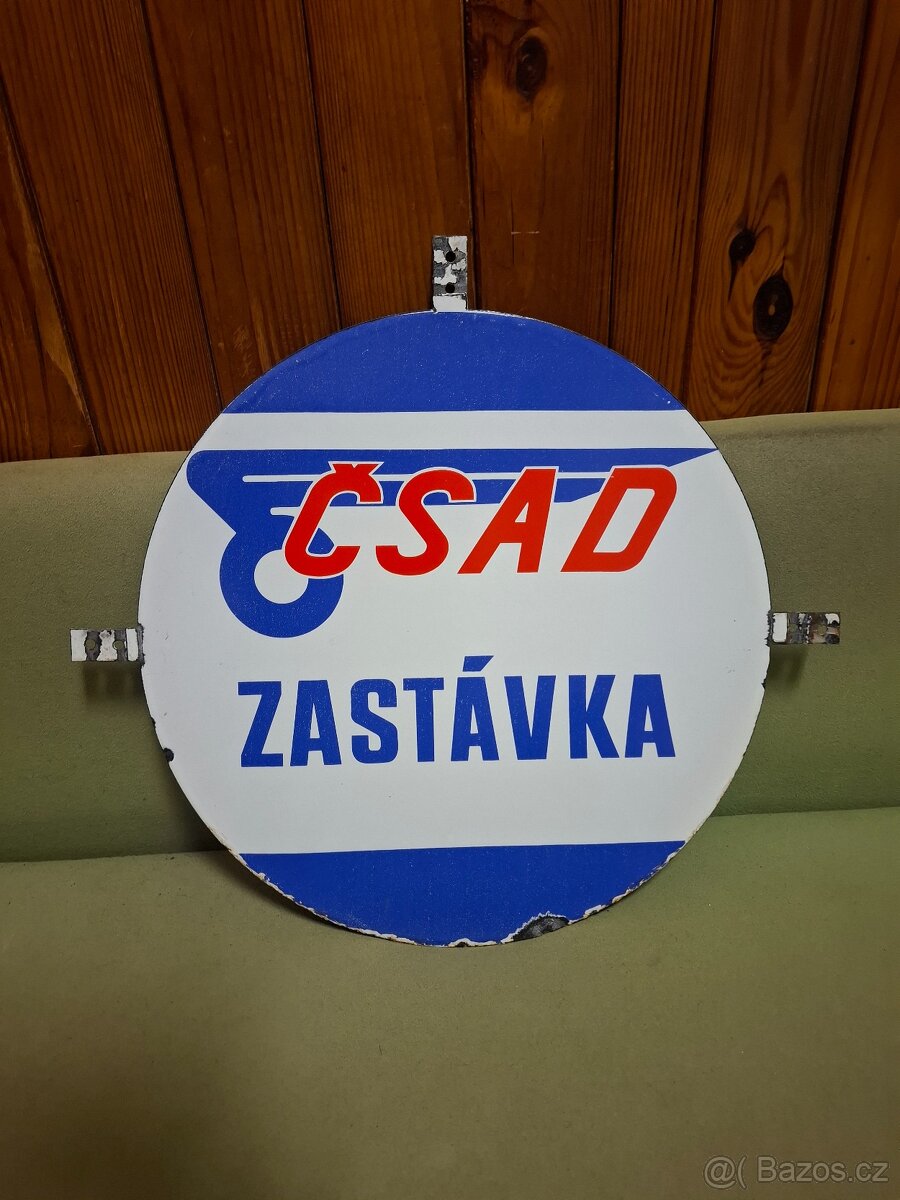 Smaltovaná cedule ČSAD - 6