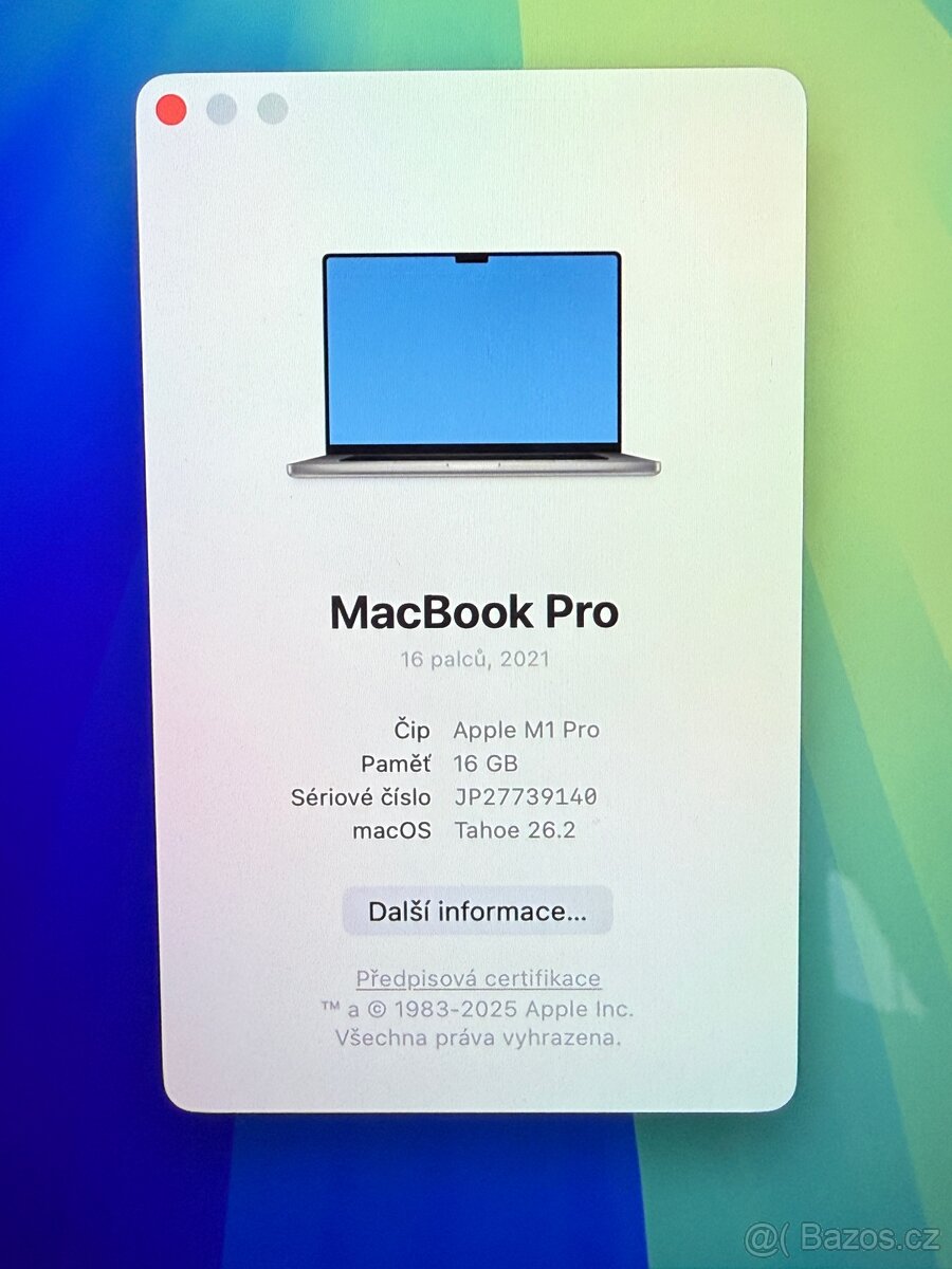 MacBook PRO 16” M1 PRO - 6