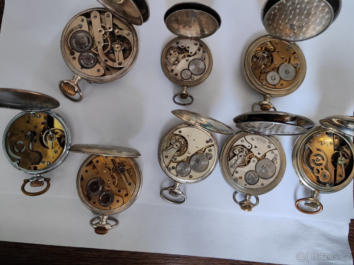 8x kapesni hodinky DOXA NATHAN LANCO CREMETA - 6