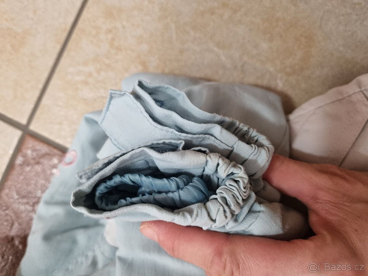 dětské bundy, kombinéza a vesta vel. cca 86/92 - 6