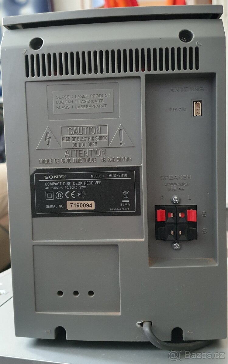 HI-FI VĚŽ - CD MP3, KAZETY. SONY CMT-EH10 | Brno - 6