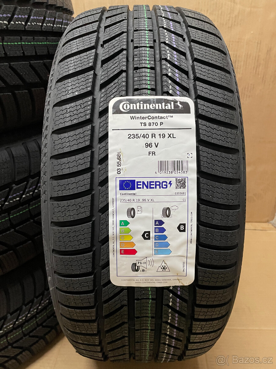 NOVÉ CONTINENTAL WINTERCONTACT TS870P 235/40/19 96V R.V 2025 - 6