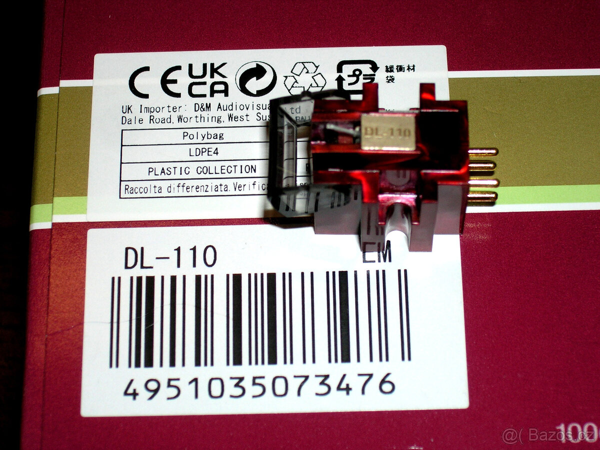 PRODÁM HIGH-END MC VLOŽKU DENON DL-110, plně funkční, JAPAN - 6