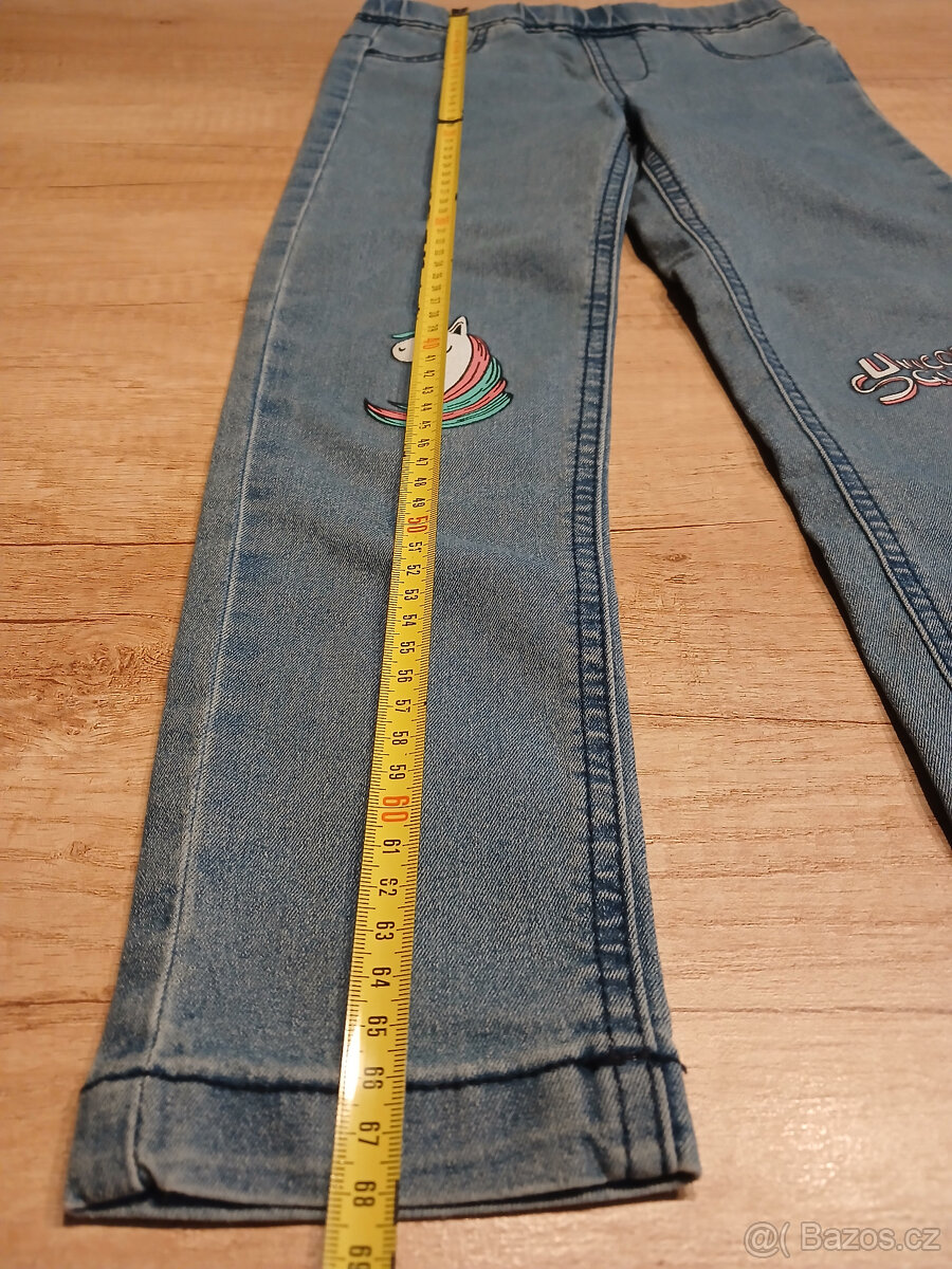 džíny/legíny/džegíny unicorn vel. 122 - 6