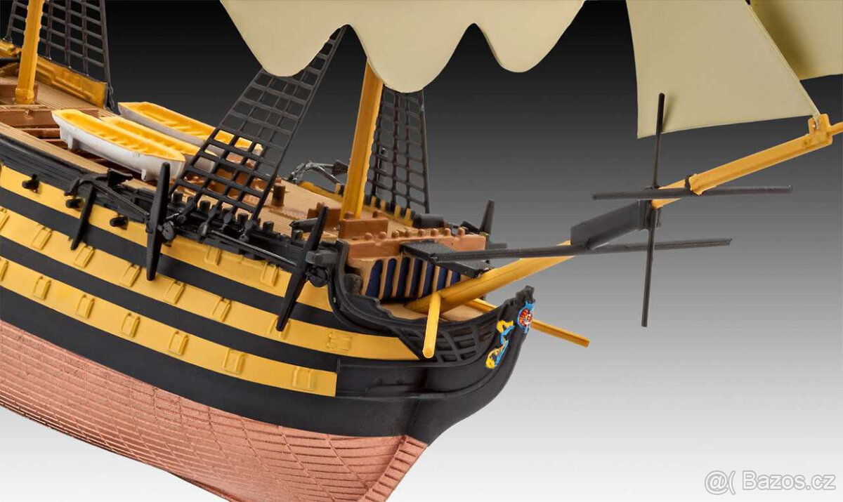 Revell model plachetnice HMS Victory+barvy a lepidlo - 6