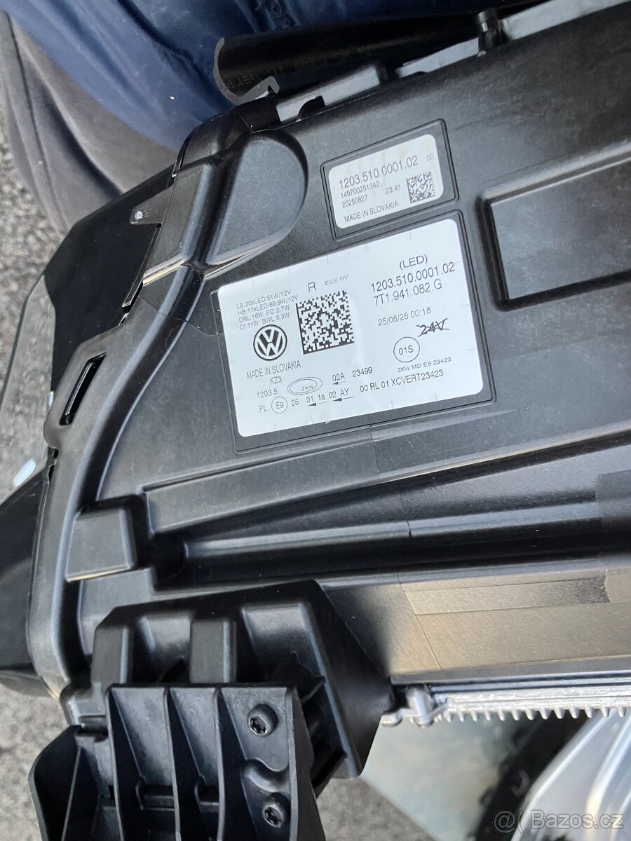 predni naraznik vw t7 multivan svetlo prave leve - 6