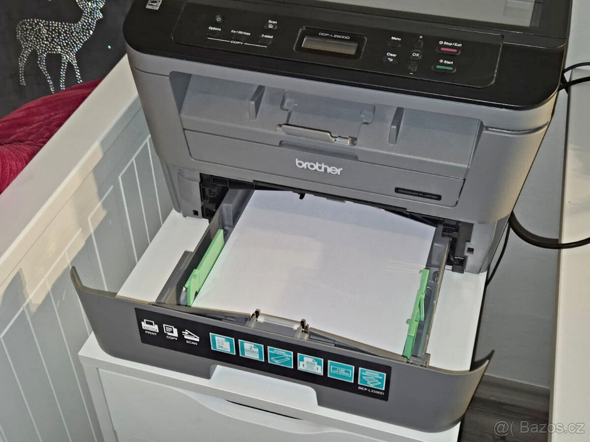 laserová multifunkční tiskárna Brother DCP-L2500D - 6