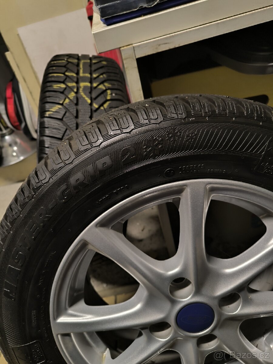 Alu kola FORD Fiesta 4x108 r15 Originál,zim.pneu94%+TPMS - 6