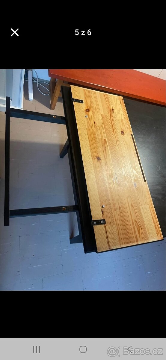 Černý stůl IKEA - 6