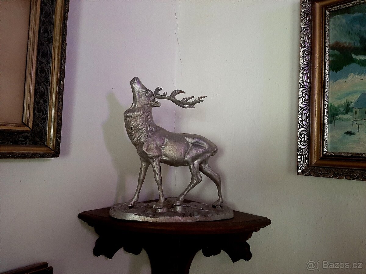 myslivost, soubor dekoračních předmětů - 6