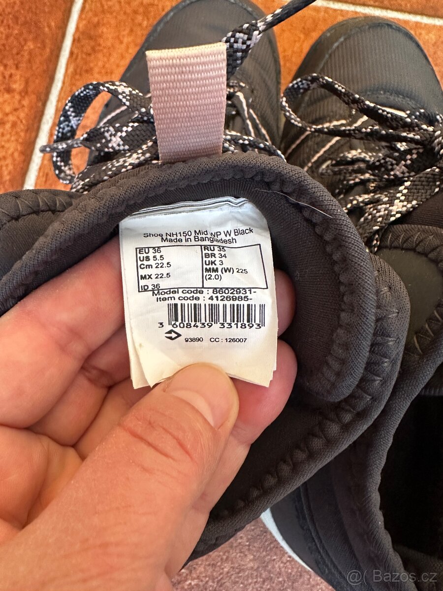 QUECHUA - dámské turistické boty - 36 - 6