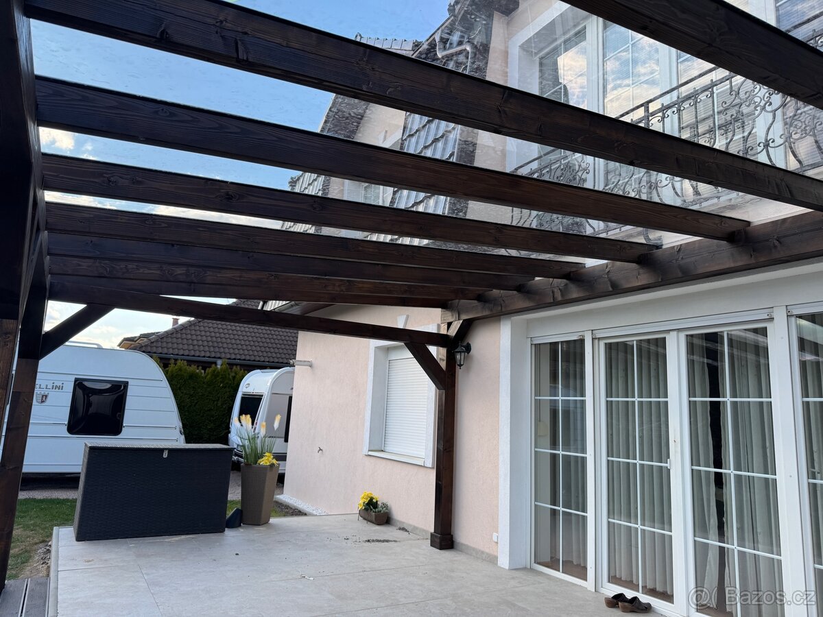 Dřevěná pergola 5,5 x 4,35 cm - 6