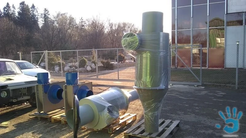 Cyklonovy odlučovač pilin - 6