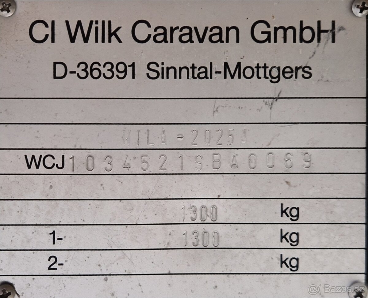 karavan Wilk ZĹAVA 500€ Stern 450 1300kg mover - 6