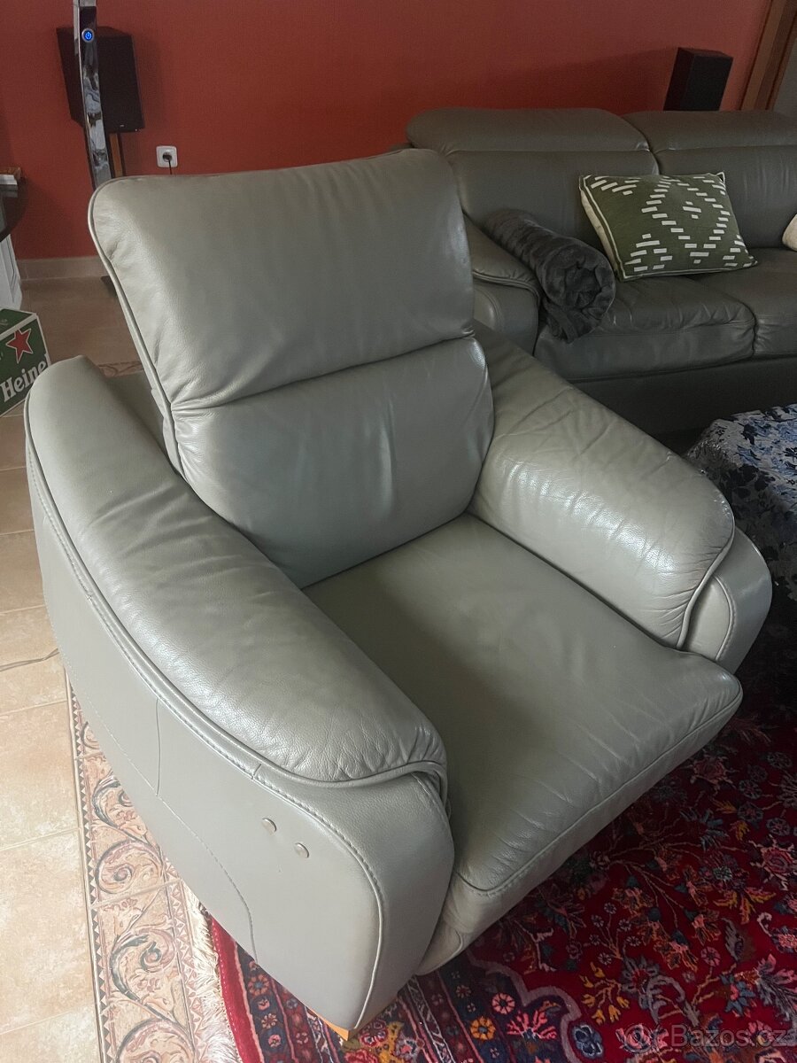 Kožená sedací souprava - 6