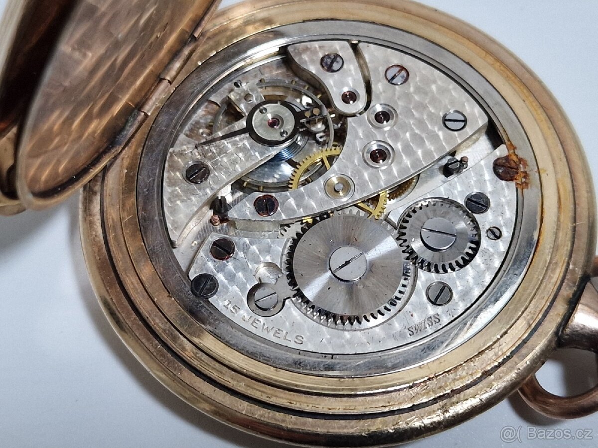 Zlaté kapesní hodinky Wyler - 6