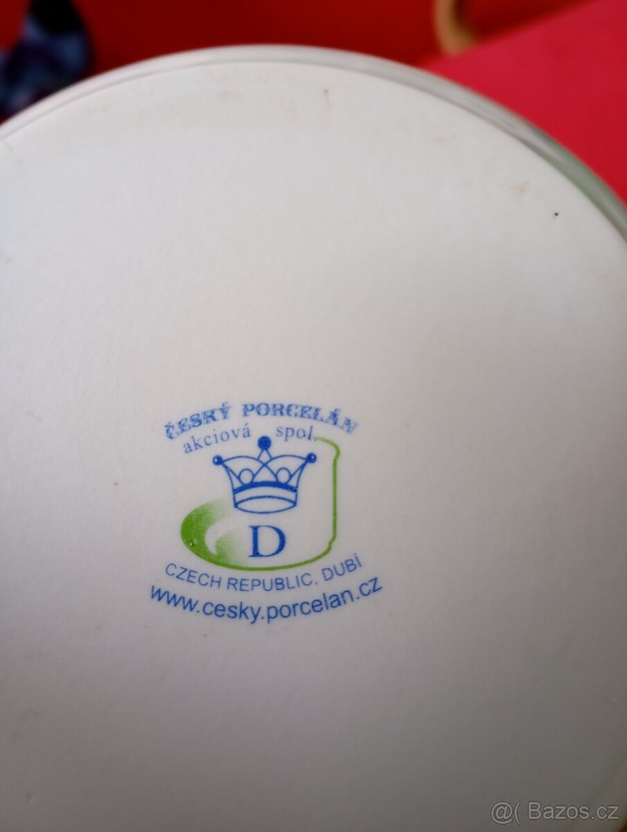 porcelánový popelník zn .PALT,gumová hračka z r.1967,porcelá - 6