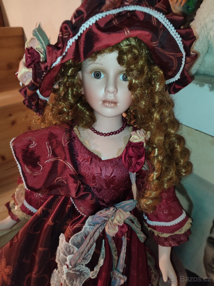 Porcelánová panenka veliká 63cm - 6