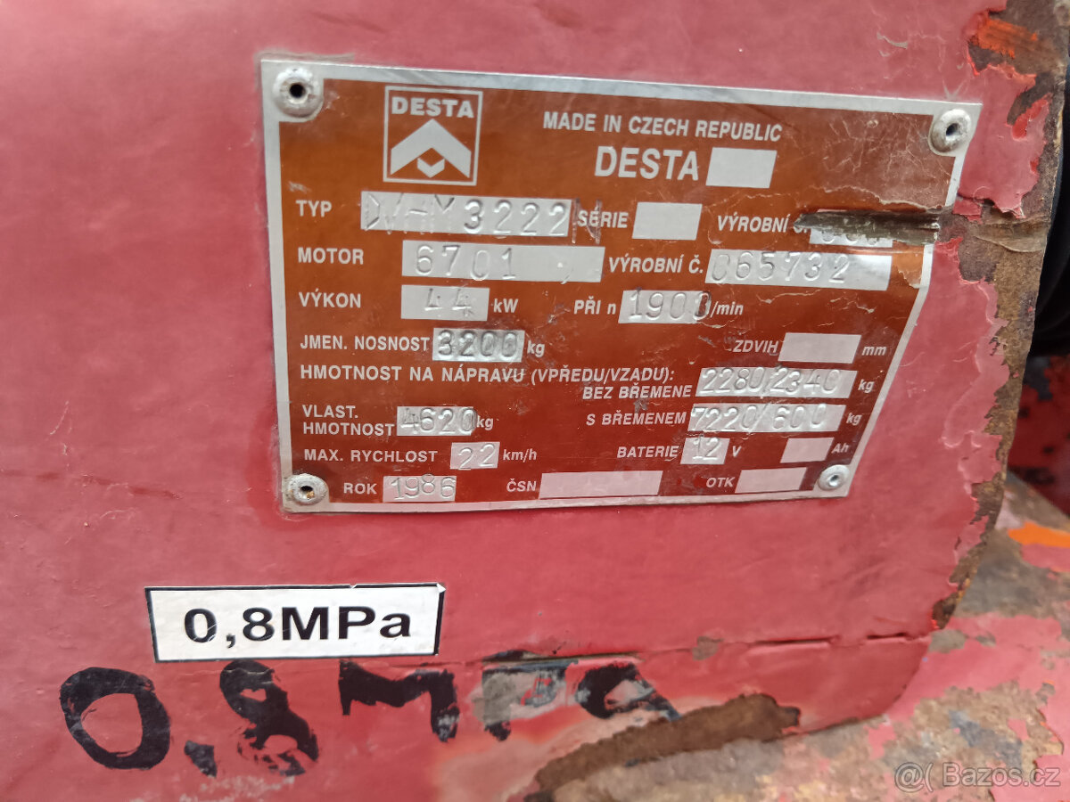 VZV DESTA DVHM2522LX 2,5 T - 6