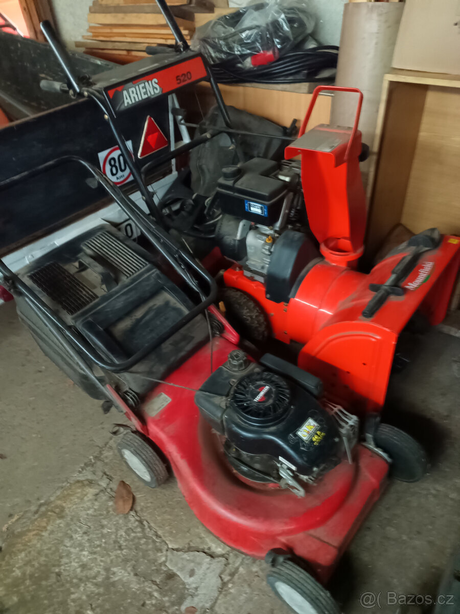 Sněžná fréza +sekačka na trávu - 6