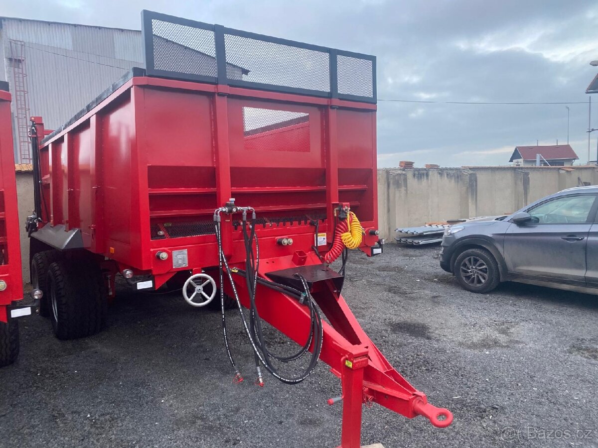 Rozmetadlo statkového hnoje - statkové mrvy LMR PTU-10B - 6