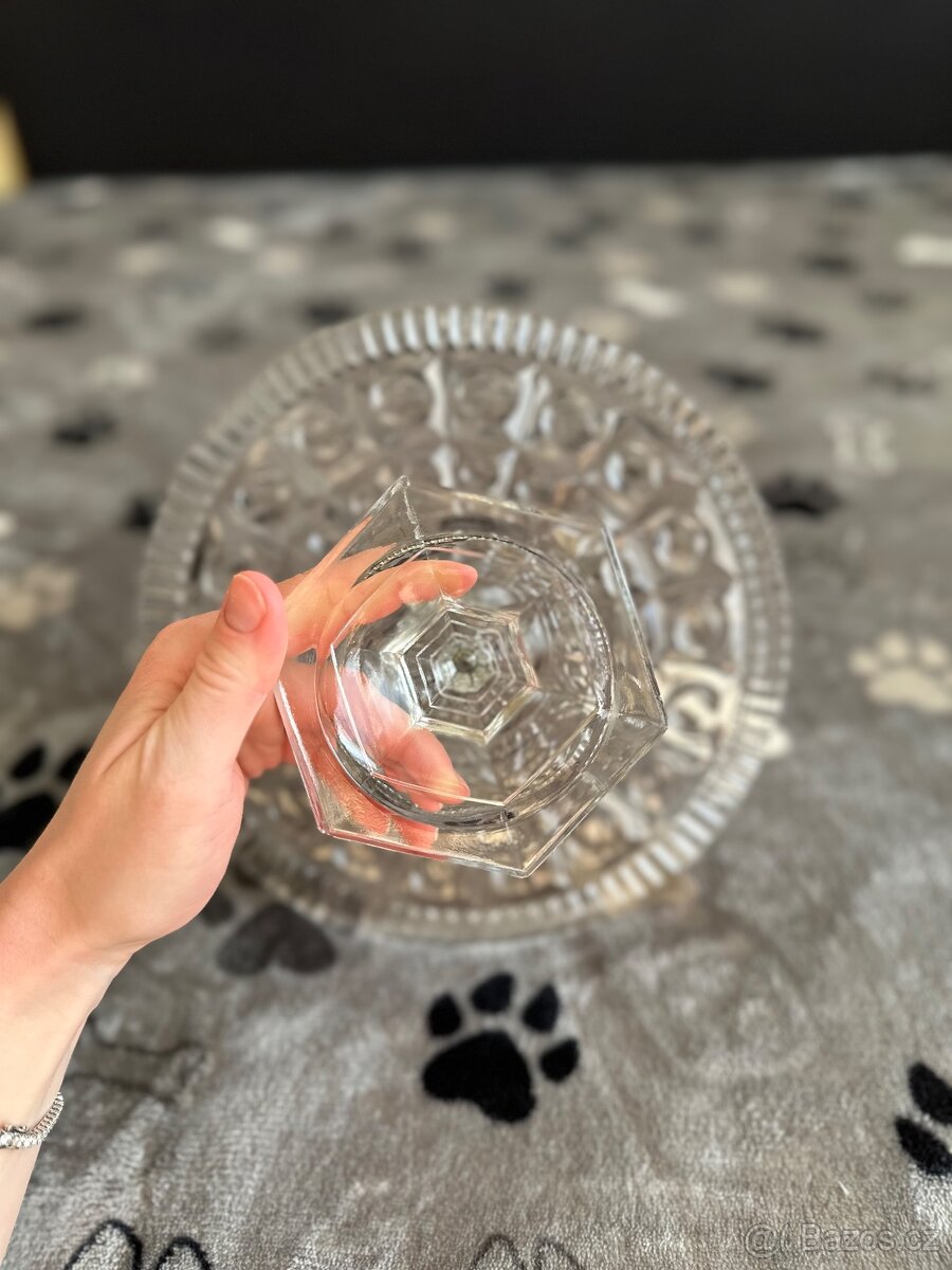 skleněný podnos - 6